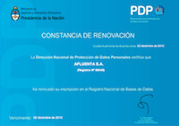 Registro Nacional de Base de Datos